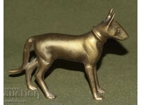 Μικρό διακοσμητικό μπρούτζινο ειδώλιο σκύλου