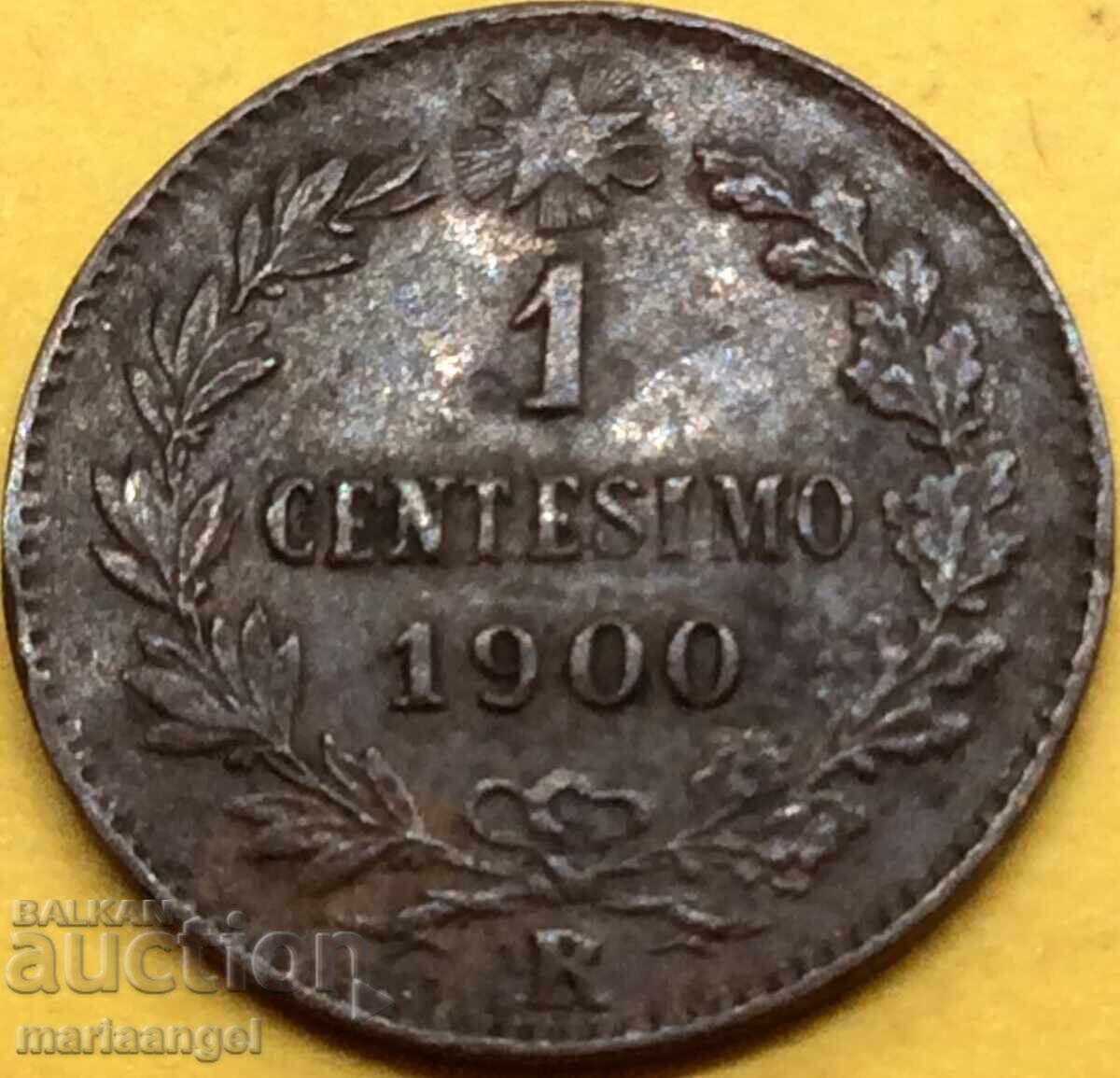 1 centesimo 1900 centesimo Italia R - Roma regele Umberto I cu preț 3.00 BGN | € 1.53