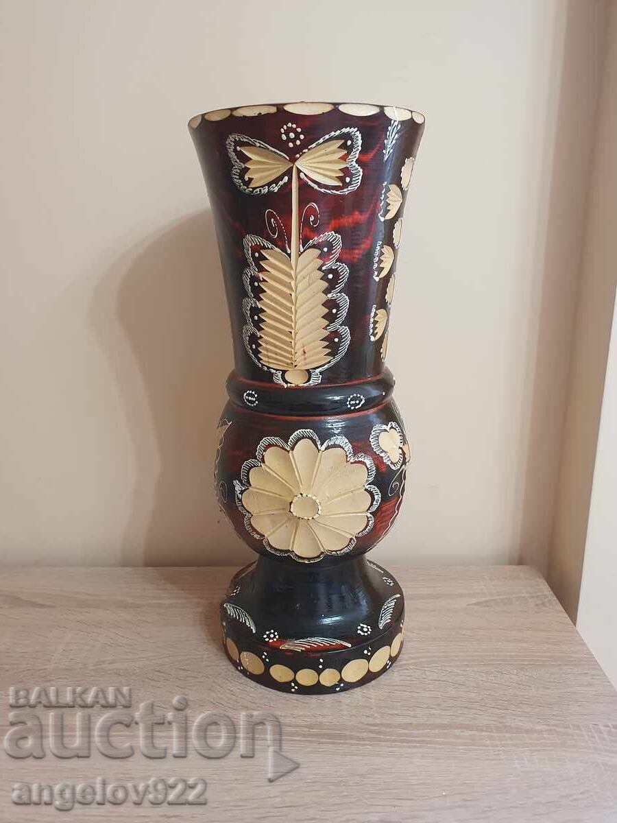 Large, solid wooden vase, handmade!!! Large, solid wooden vase, handmade!!!