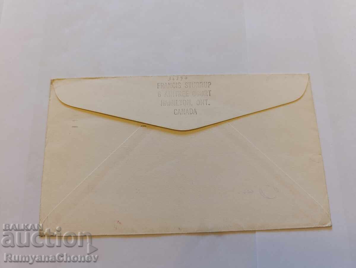 Първодневен плик Канада 1962 с цена 4.00 лв. | € 2.05