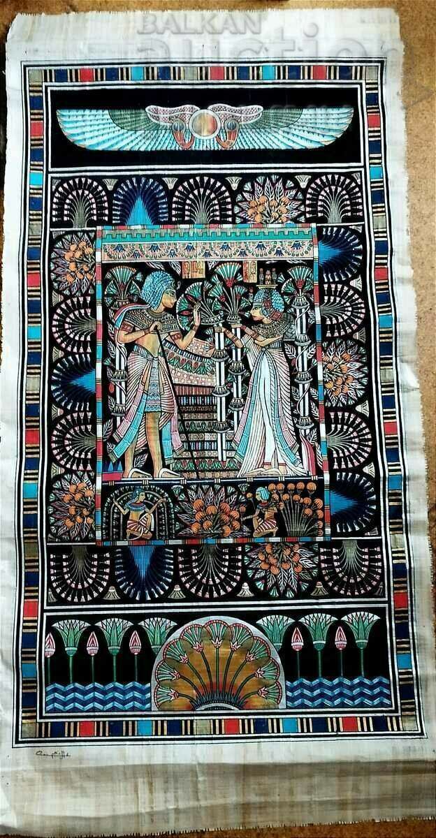 Licitație Papirus vechi, Egipt, 180/90 cm. Licitație Papirus vechi, Egipt, 180/90 cm.