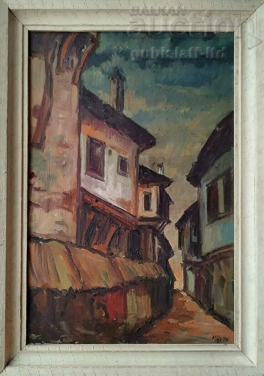 Painting, Renaissance houses, art. M.Sc., 1976