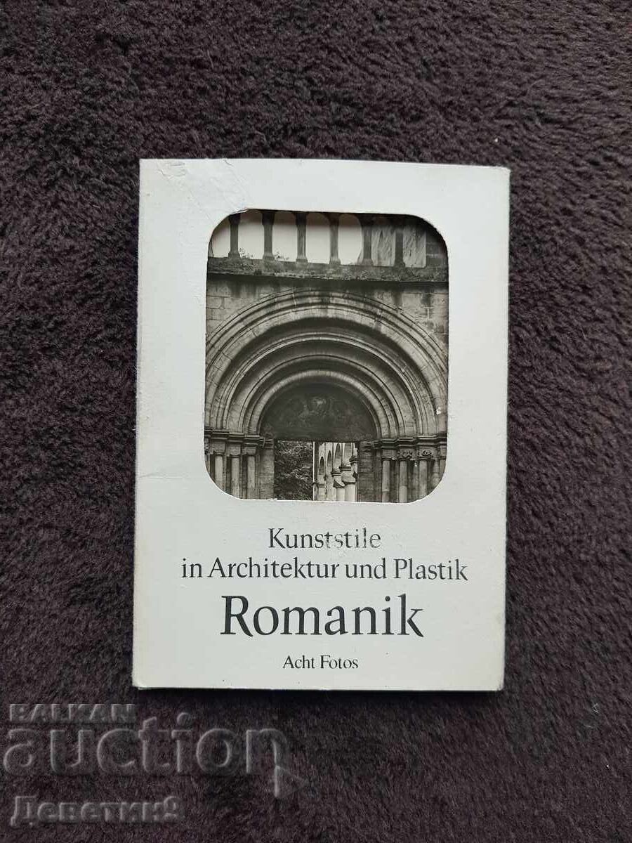 Romanesque - Old architect. photo album (8 black and white photos)