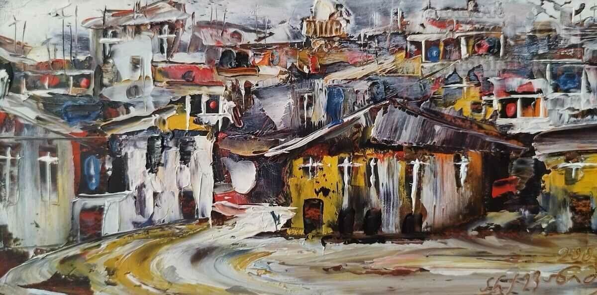 Painting, landscape, unknown author, 2007. with price 110.00 BGN | € 56.24