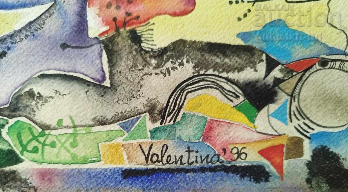 Painting, composition, art. Valentina Richter, 1996 with price 620.00 BGN | € 317.00