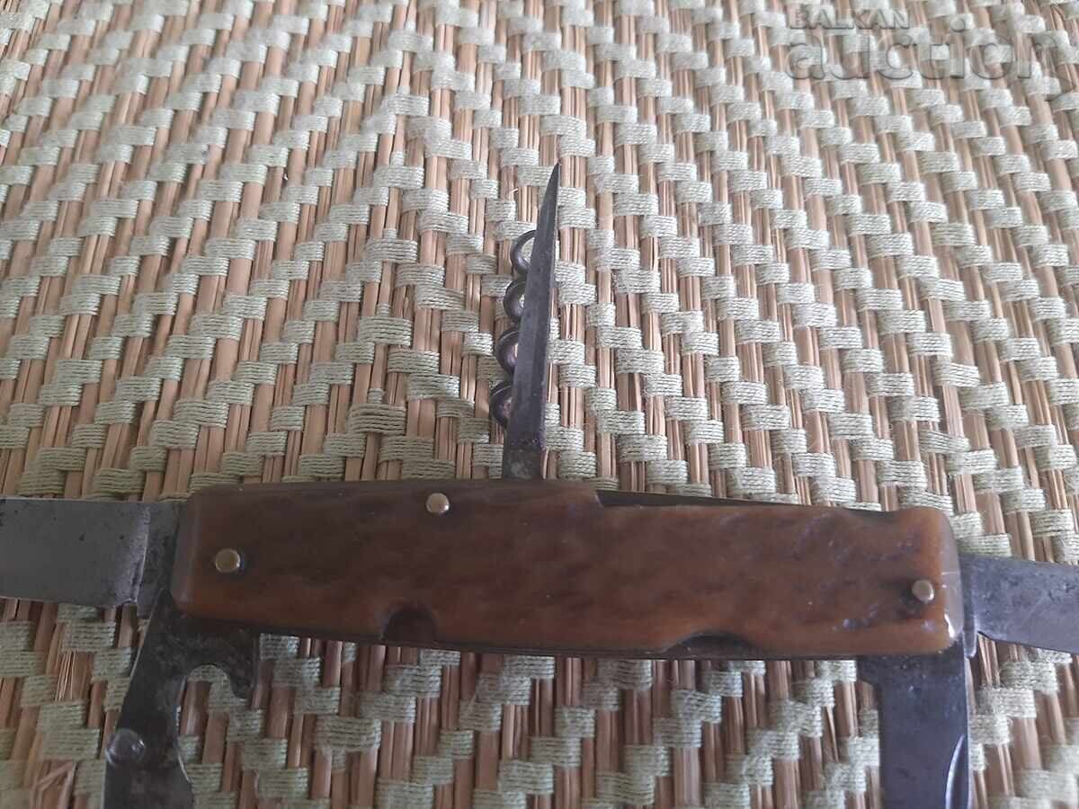 Auction Old multi-functional pocket knife Auction Old multi-functional pocket knife