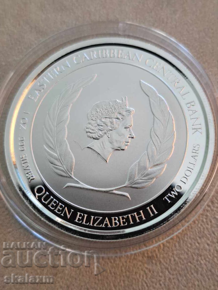 Παράδοση Ασήμι 1 oz. Μοντσεράτ Εκ.Καραϊβικής