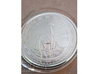 Argint 1 oz. Girafă