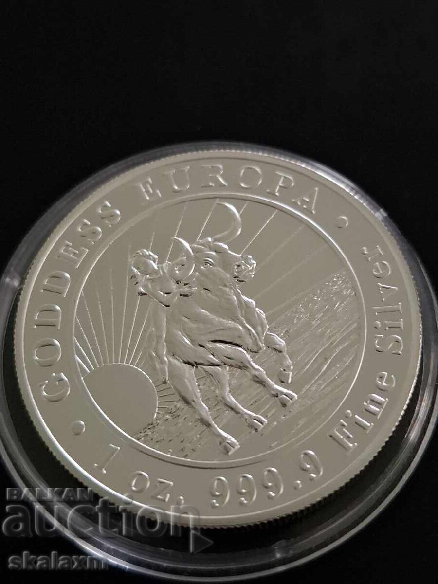 Licitație Argint 1 oz. Zeița Europa Licitație Argint 1 oz. Zeița Europa