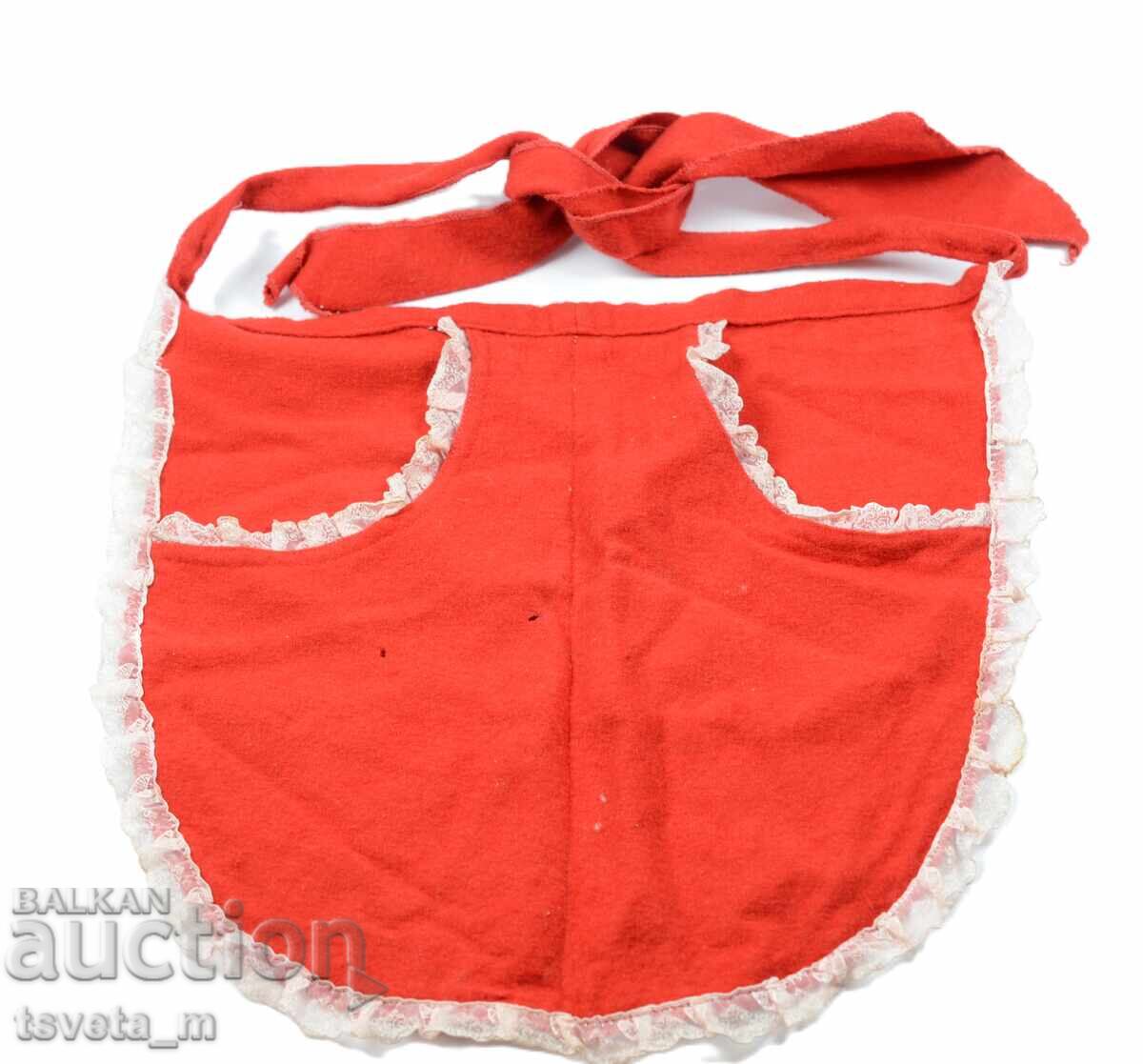 Woolen Children's Apron Folk Costume