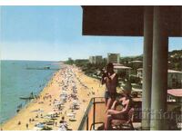 Παλιά καρτ ποστάλ - Χρυσή Ακτή, Η παραλία