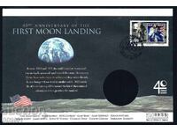 Остров Ман 2009 -  FDC  космос ФИ