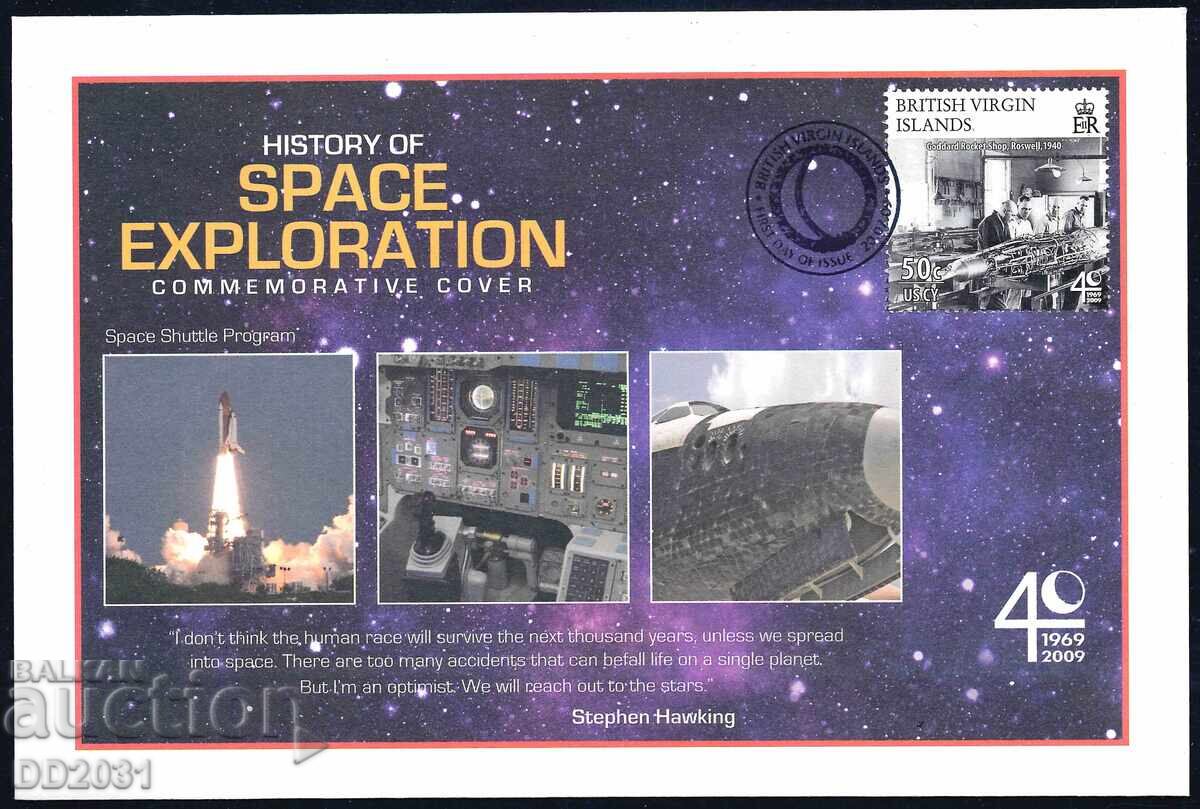 British Virgin Islands 2009 - FDC Cosmos FI British Virgin Islands 2009 - FDC Cosmos FI