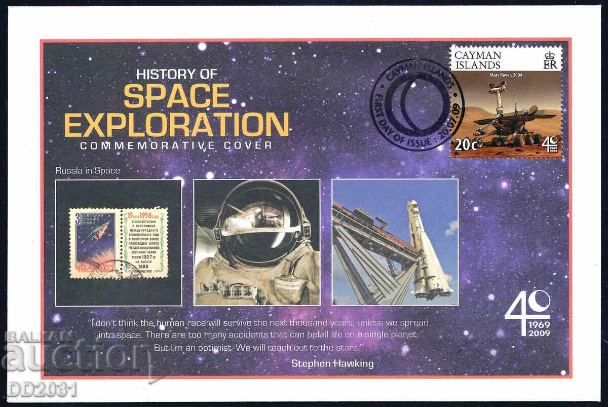 Кайманови острови 2009 - FDC космос ФИ Кайманови острови 2009 - FDC космос ФИ