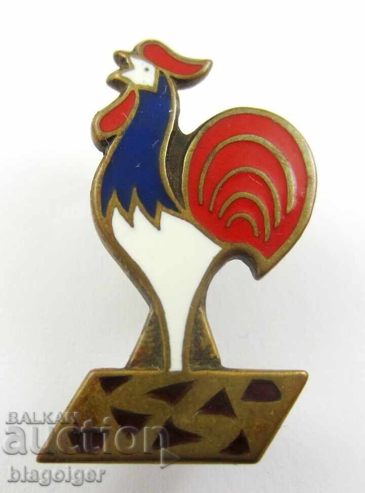 Стара значка-Френска Спортна Асоциация-Петлите-Петел с цена 8.99 лв. | € 4.60