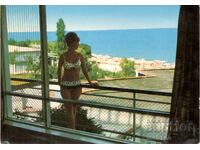 Παλιά καρτ ποστάλ - Χρυσή Ακτή, Η παραλία