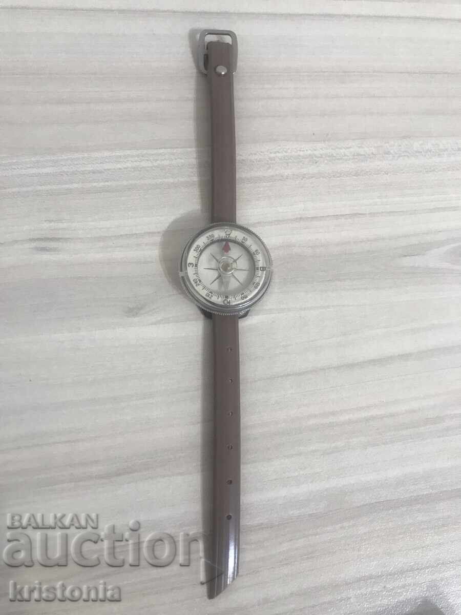 Compass with strap