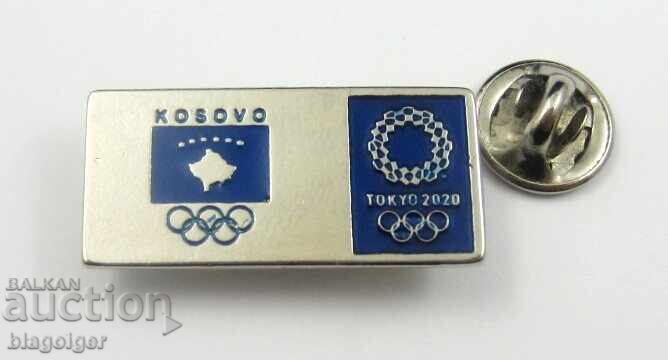 Olympic Badge - Olympic Committee of Kosovo - Tokyo Olympics with price 14.99 BGN | € 7.66