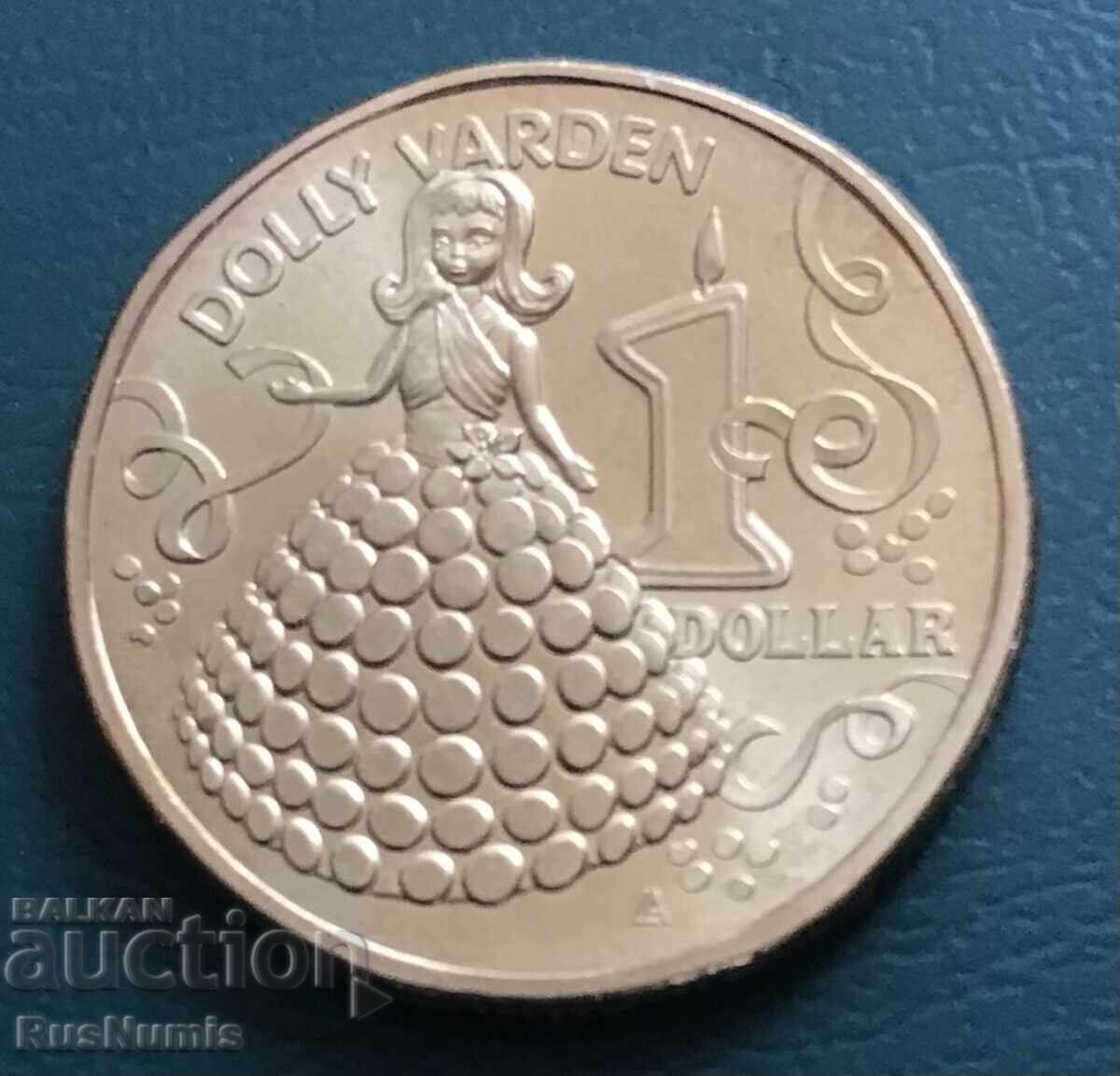 Australia. 1 Dollar 2025. Dolly Varden
