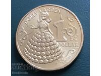 Австралия.1 долар 2025 г. Dolly Varden.