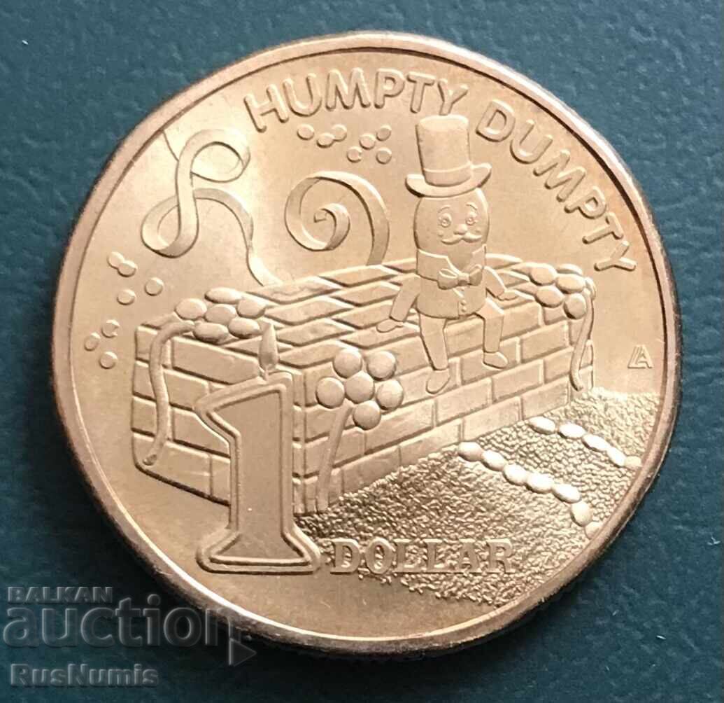 Αυστραλία. 1 δολάριο 2025. Humpty Dumpty Αυστραλία. 1 δολάριο 2025. Humpty Dumpty