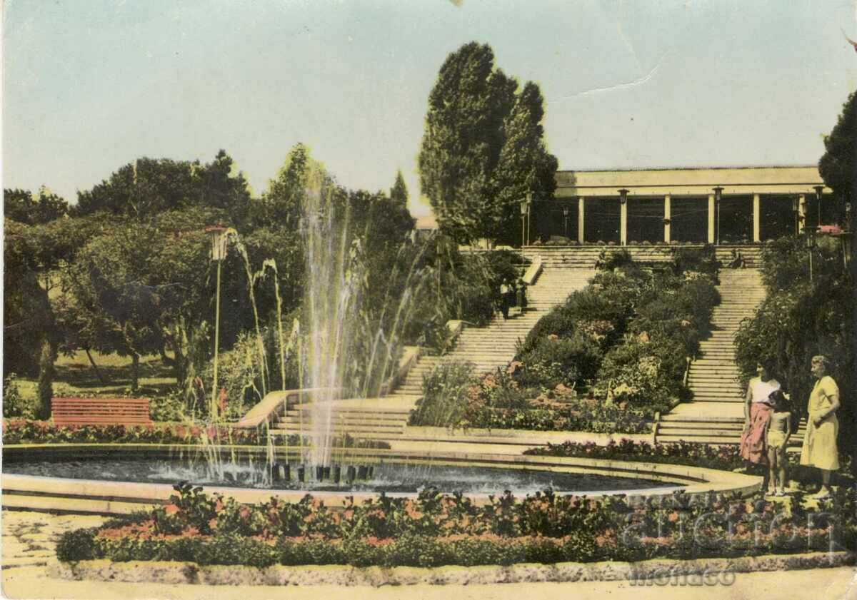 Παλιά καρτ ποστάλ - Χρυσή Άμμος, Πάρκο μπροστά από το καζίνο Α-191