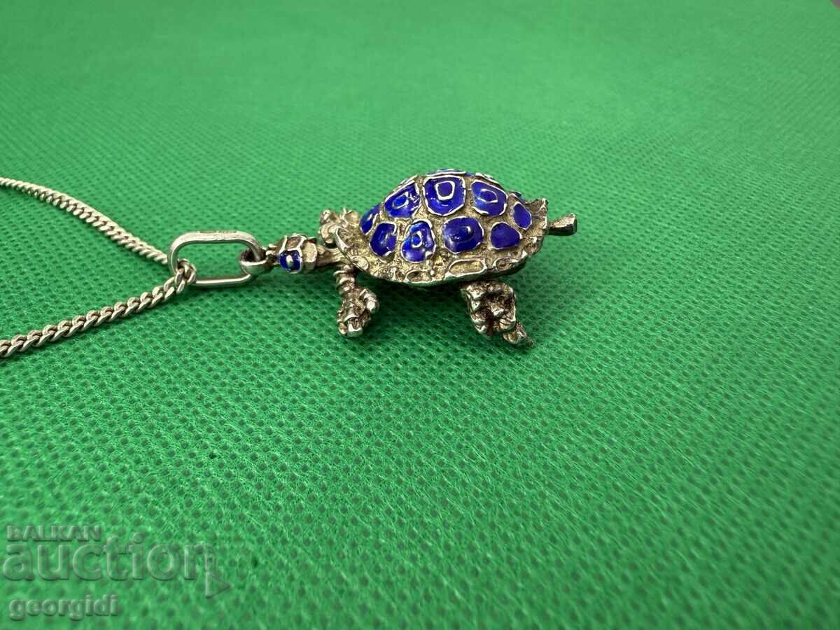 Auction Old silver jewelry / figure / turtle. №7453 Auction Old silver jewelry / figure / turtle. №7453