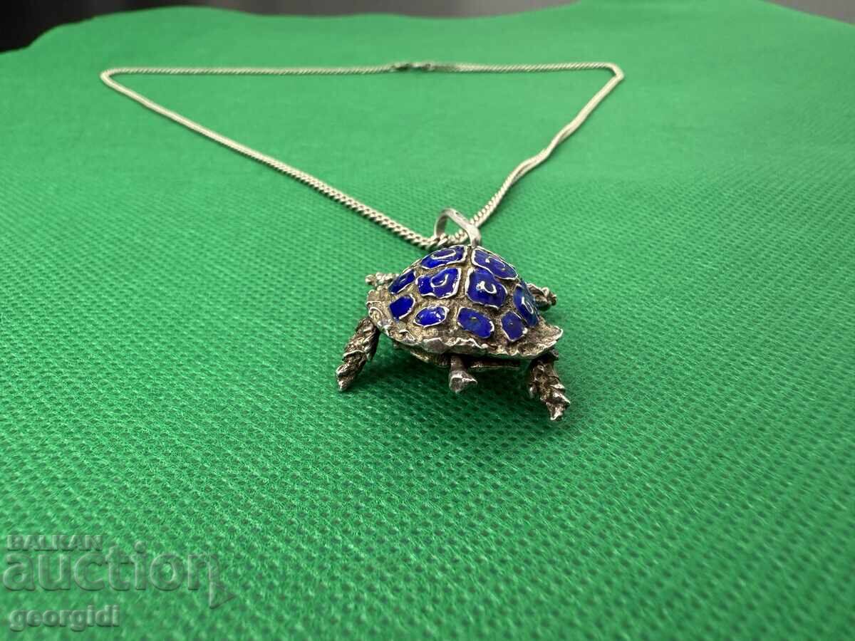 Old silver jewelry / figure / turtle. №7453 - 5 Old silver jewelry / figure / turtle. №7453 - 5