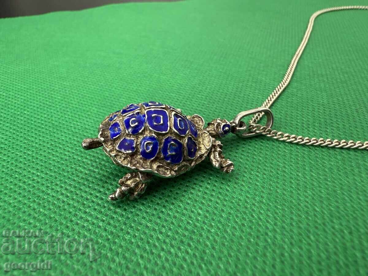 Old silver jewelry / figure / turtle. №7453 - 6 Old silver jewelry / figure / turtle. №7453 - 6