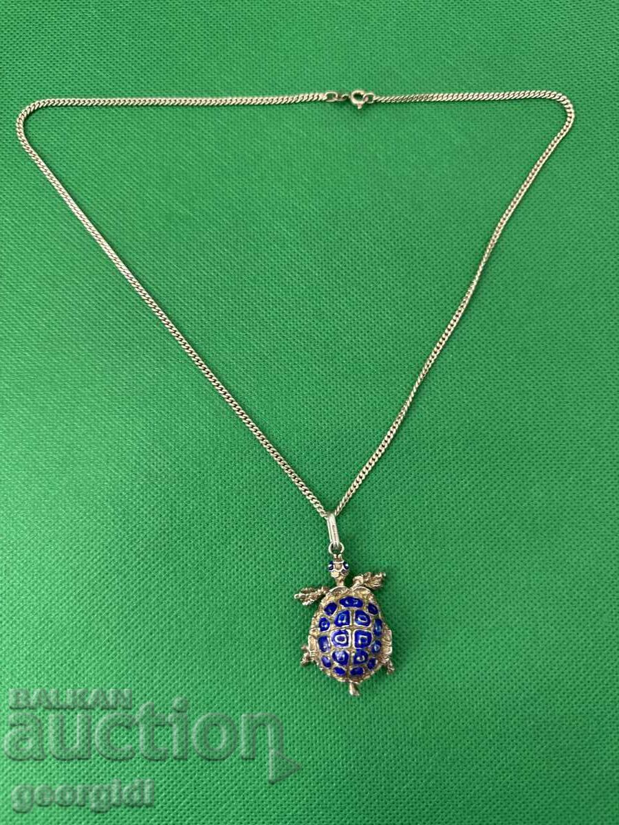 Old silver jewelry / figure / turtle. №7453 Old silver jewelry / figure / turtle. №7453