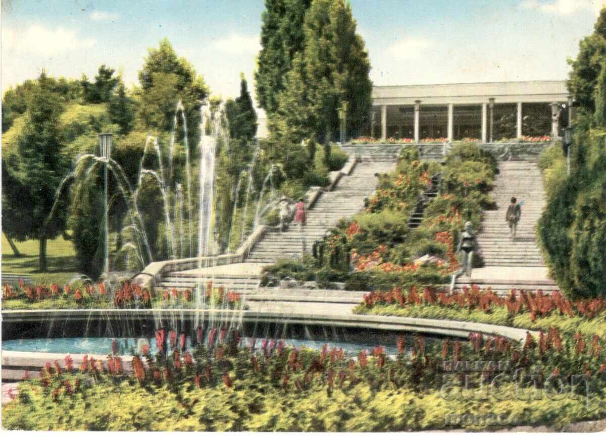 Стара картичка - Златни пясъци, Парк пред казиното А-177 Стара картичка - Златни пясъци, Парк пред казиното А-177