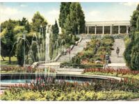 Carte poștală veche - Nisipurile de Aur, Parc în fața cazinoului A-177