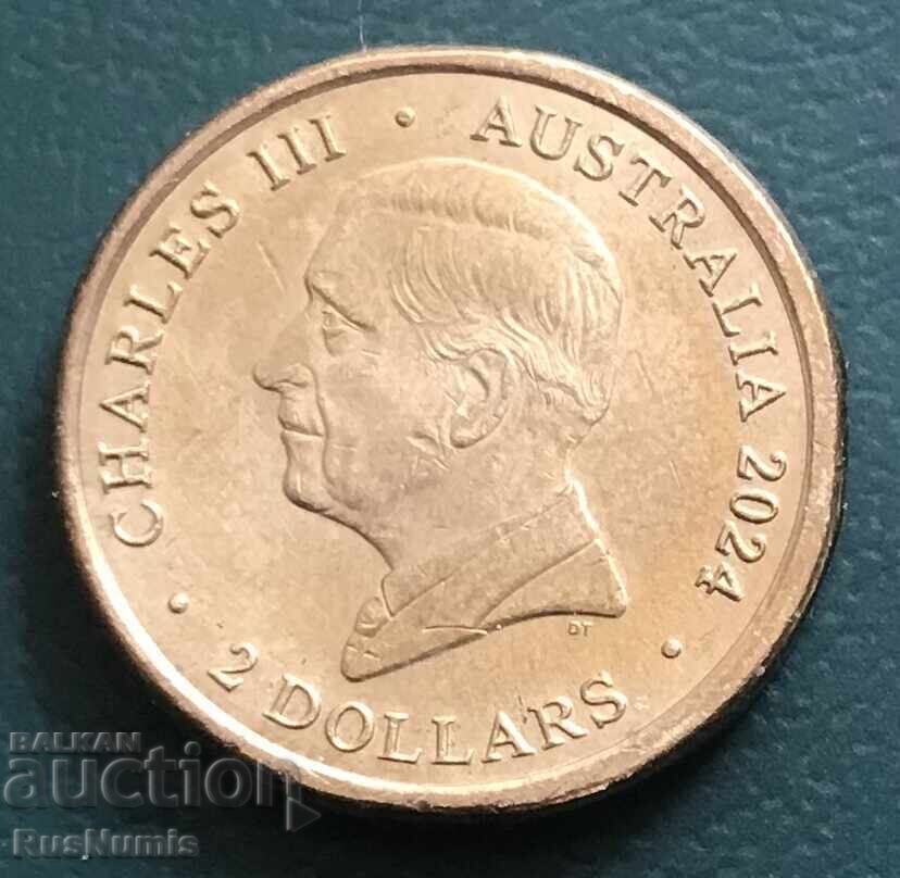 Australia. 2 Dollars 2024. Olympics Paris. Commonwealth with price 25.00 BGN | € 12.78 Australia. 2 Dollars 2024. Olympics Paris. Commonwealth with price 25.00 BGN | € 12.78