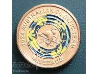 Australia. 2 Dollars 2024. Olympics Paris. Alausas