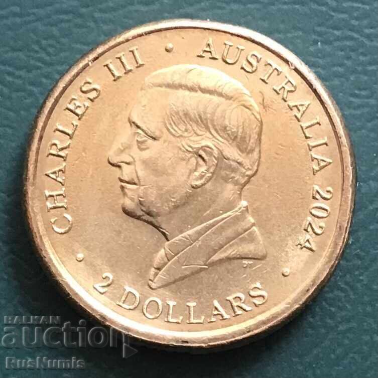 Australia. 2 Dollars 2025. Australian Open. Women with price 25.00 BGN | € 12.78 Australia. 2 Dollars 2025. Australian Open. Women with price 25.00 BGN | € 12.78