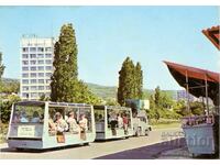 Παλιά καρτ ποστάλ - Χρυσή Άμμος, Παιδικό τρένο