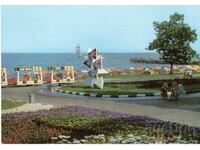 Παλιά καρτ ποστάλ - Χρυσή Άμμος, Παιδικό τρένο