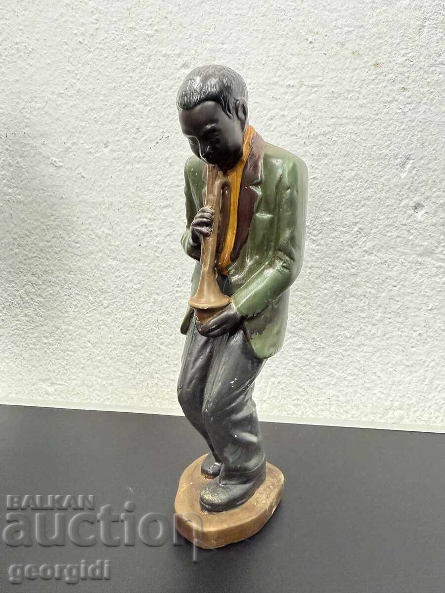 Аукцион Комплект от керамични джаз музиканти. №7456 Аукцион Комплект от керамични джаз музиканти. №7456