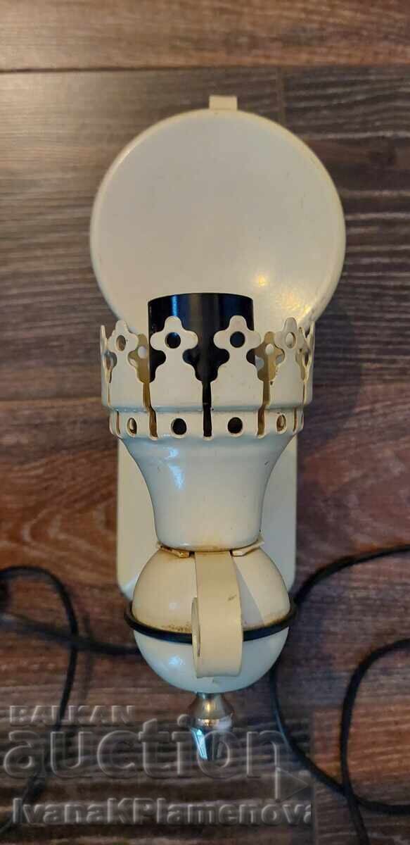 Παράδοση Λάμπες ρετρό τοίχου μεταλλικές για γνώστες δύο τεμάχια