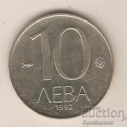 Bŭlgariya 10 leva 1992 g Bŭlgariya 10 leva 1992 g