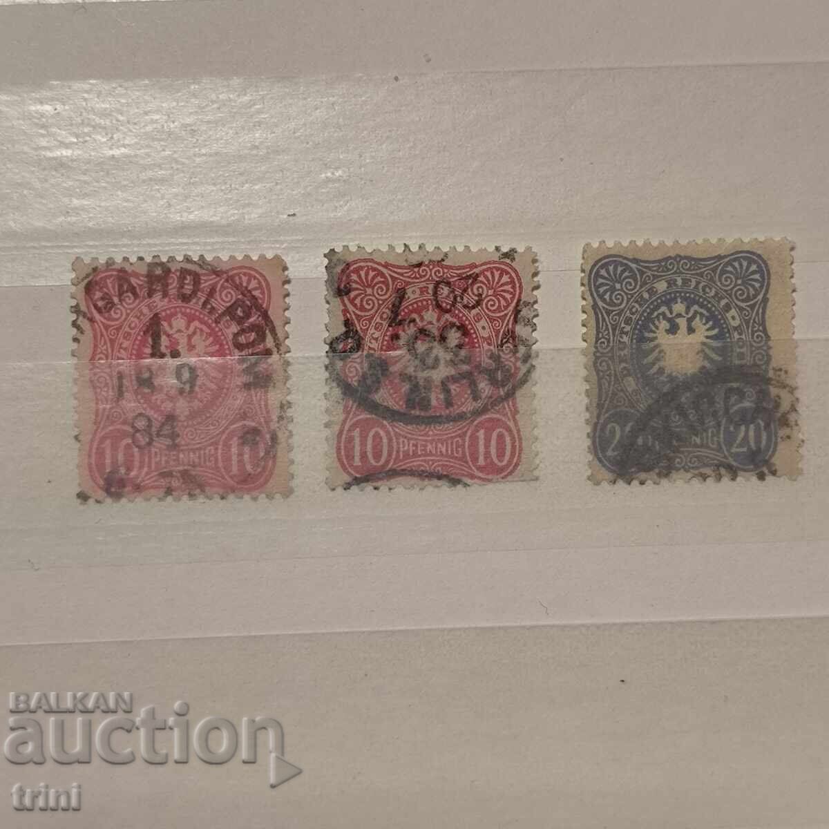 Germany Reich 1875 Values in Pfennigs Germany Reich 1875 Values in Pfennigs