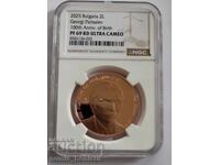 Georgi Partsalev 2 Leva 2025 PF 69 RD ULTRA CAMEO