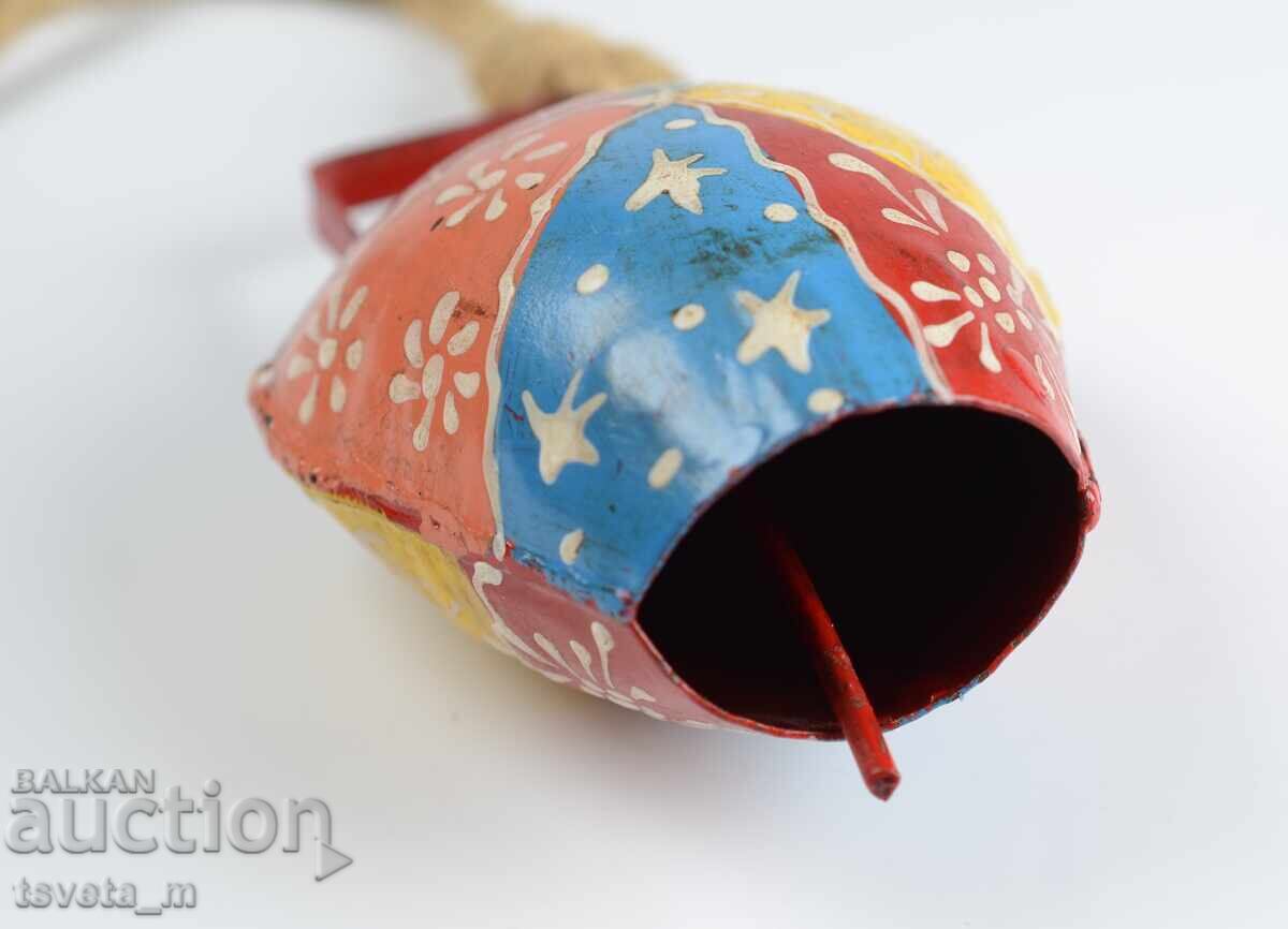 Livrarea Clopot colorat pictat manual, clopoțel de clopot