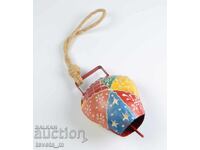 Clopot colorat pictat manual, clopoțel de clopot