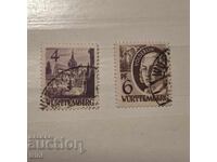 Френски Вюртенберг 1948 г.  Различни мотиви