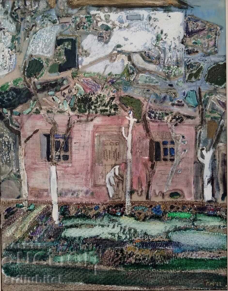 Gergana Minkova - oil painting on canvas, 68 x 55 cm with price 1690.00 BGN | € 864.08