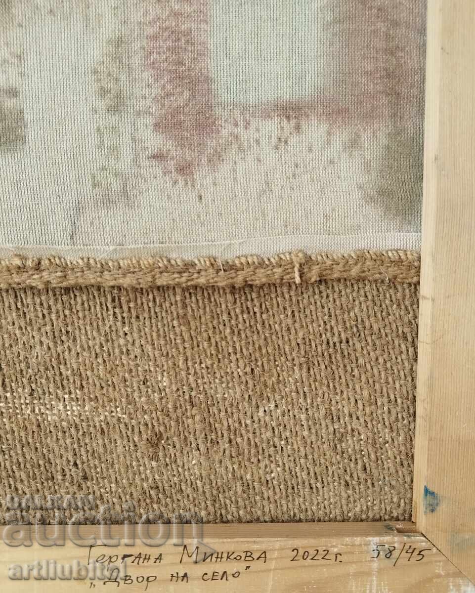 Auction  Gergana Minkova - oil painting on canvas, 68 x 55 cm