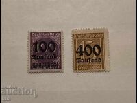 Германия райх 1823 г. надпечатки