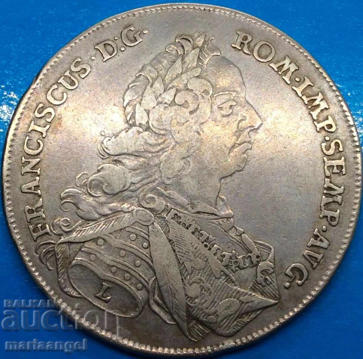 1 Thaler 1759 Germany Nuremberg Francis I 27.64g silver - 7