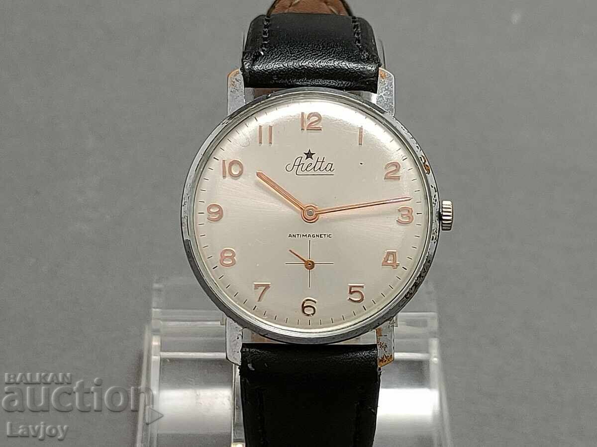 Ρολόι χειρός Aretta ρετρό μοντέλο με τιμή 90.00 BGN | € 46.02 Ρολόι χειρός Aretta ρετρό μοντέλο με τιμή 90.00 BGN | € 46.02
